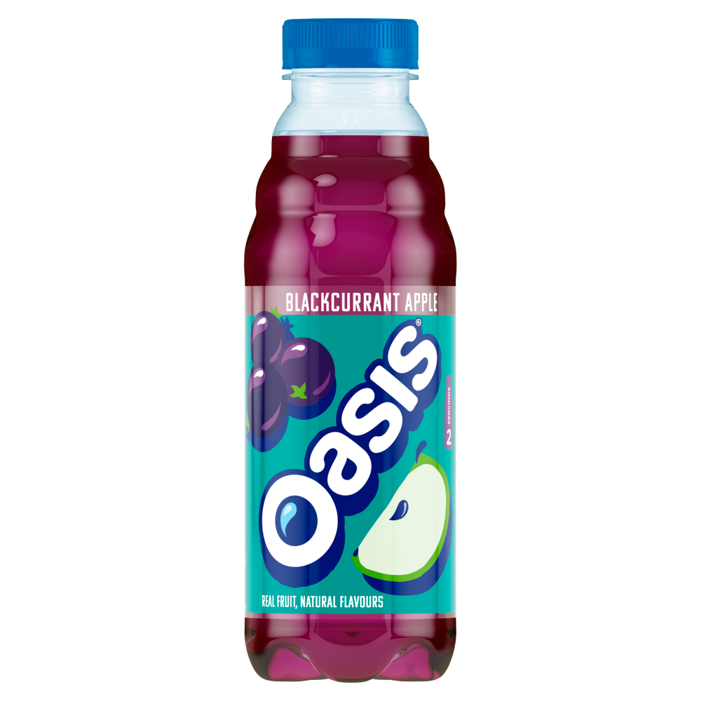 500ML Oasis Apple and Blackcurrant Pack Of 12