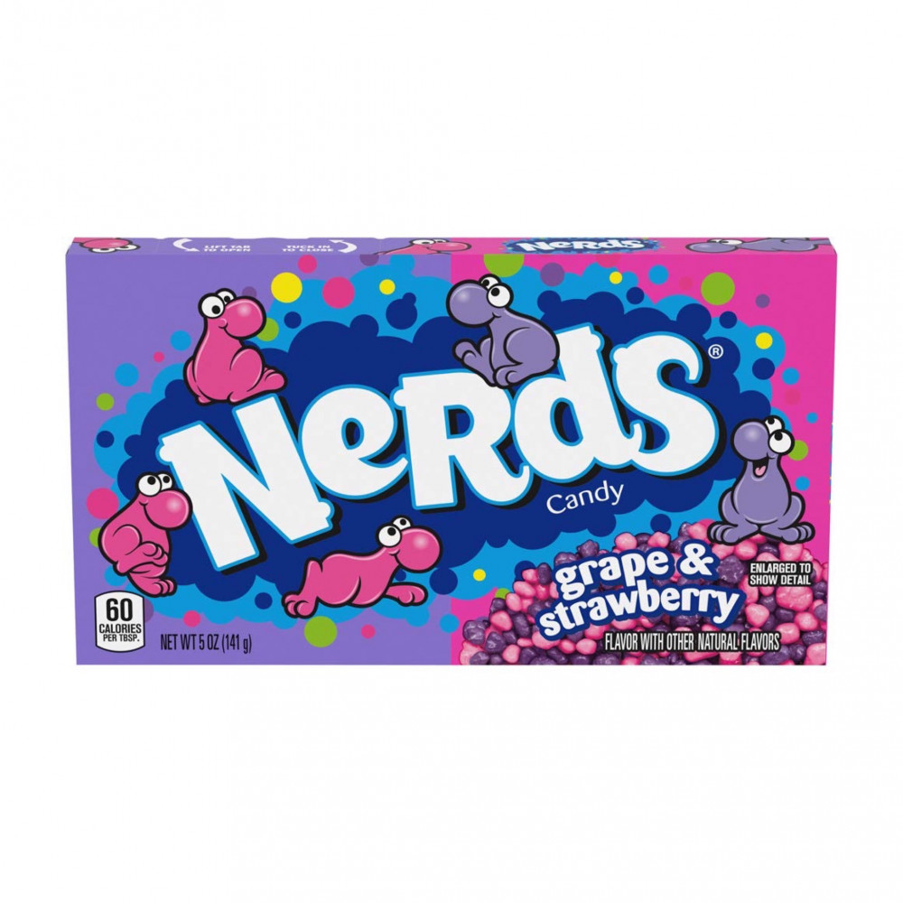 Nerds Candy Grape & Strawberry 1X12×141G - UK Corner Shop