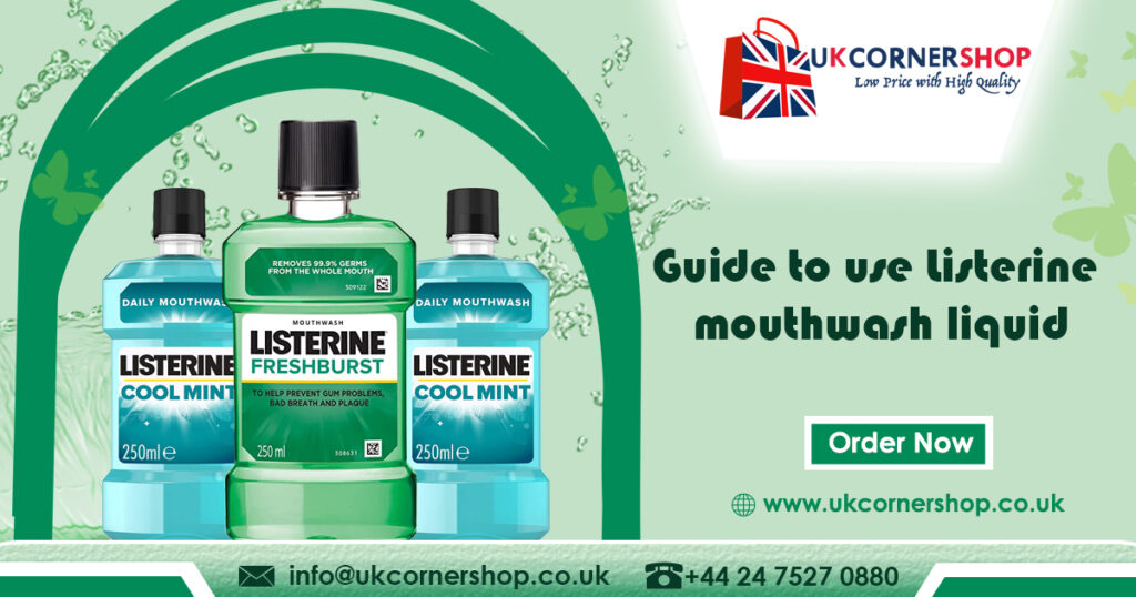 guide to use listerine mouthwash