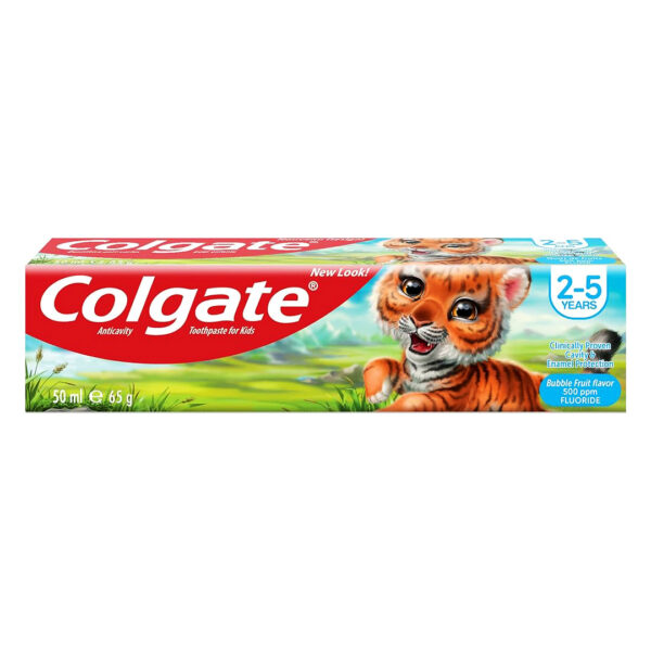 50ML-Colgate-Toothpaste-Kids-2-5 Yrs-Bubblefruit-Pack-Of-12